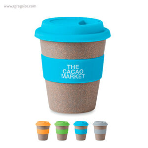 Taza en fibra de bambú rg regalos publicitarios