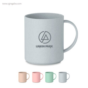 Taza reutilizable de bambú rg regalos publicitarios
