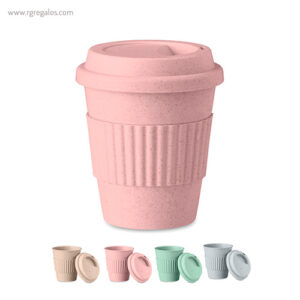 Vaso de fibra de bambú y pp rg regalos publicitarios