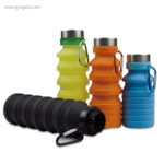 Botella plegable de silicona 500 ml colores rg regalos publicitarios